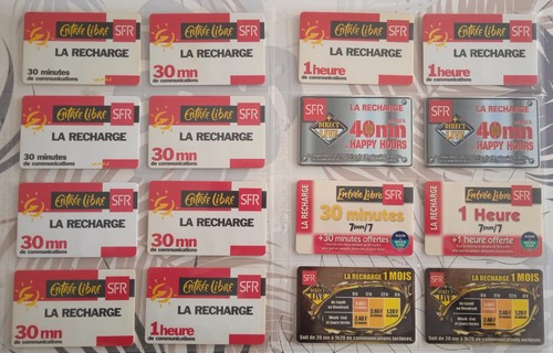 Classeur avec 192 télécartes - avec,