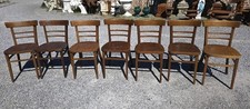 7 chaises De Bistrot En Bois