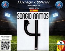 Flocage officiel maillot PSG 21/22 away 4 S.Ramos Ligue des Champions Espagne