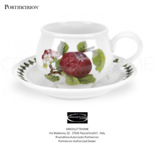 Portmeirion - Pomona - Tasse À Café Avec Soucoupe Pomme - 280 Ml