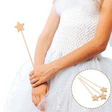  Baguette de princesse en bois vierge, 12 pièces, bâton de fée, inachevé,