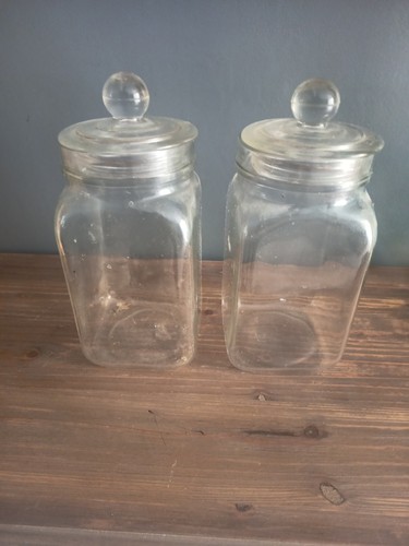 Lot ancien pot bonbon - bonbon, en