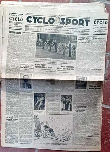 Cyclisme lot 19 journaux - lot,