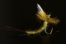 PERDRIX OLIVE DETACHE mouche SERENITY - qty/taille - dry detached flies mayfly 