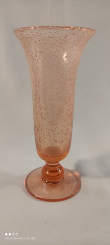 Vase verre bullé façon - verre,