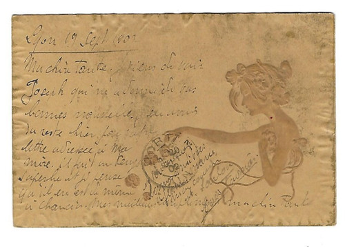 Cpa carte postale - carte,