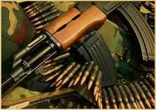 POSTER AFFICHE ARME GUN AK47