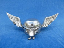 SUPERBE RARE ! MASCOTTE Hood emblem & BOUCHON Cap - CITROEN ? - PINGOUIN Penguin