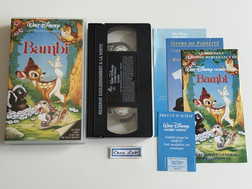Bambi cassette vhs fr - -,