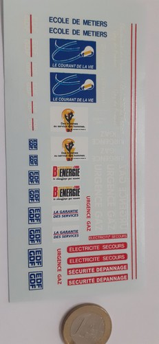 Decals divers décoration - decals, 1/43