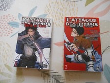 bd manga poche L'ATTAQUE DES TITANS birth of livaï n° 1 et 2 an 2015