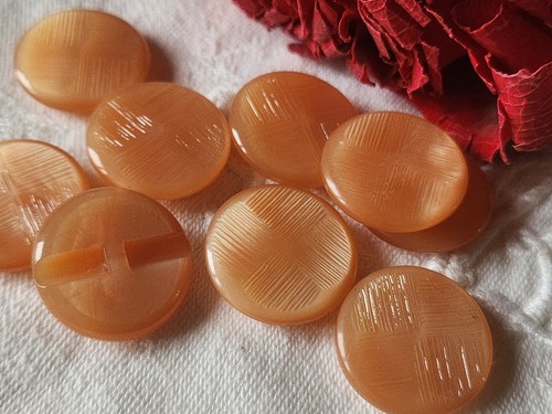 Lot boutons vintage - 7, rose