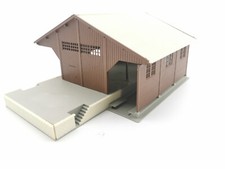 JOUEF ÉCHELLE HO GRAND HANGAR DE VOIE AVEC PASSAGE INTERNE  +++