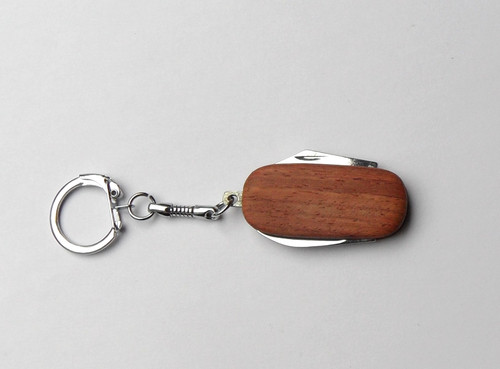 Porte clés métal - , bois