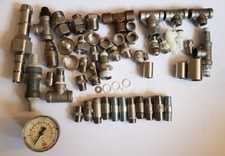 LOT DE RACCORDS - ADAPTATEUR - EXCLUSIVEMENT INOX - ETAT NEUF 