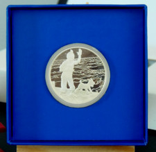 MEDAILLE  TINTIN  " COKE  EN  STOCK "   MONNAIE DE PARIS   1995  EN  ARGENT