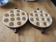 2 poêlons  pour escargots