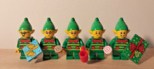LEGO BAM NOEL 2025 - Lot de 5 Minifigurines Lutin / Elfe - NEUF