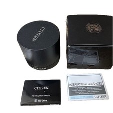 Citizen Attesa Date Noir Rond Pinkgold Solaire Montre Hommes Authentique Travail