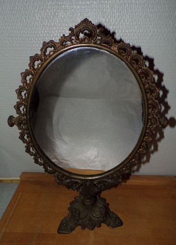 Miroir psyché laiton - psyché, en