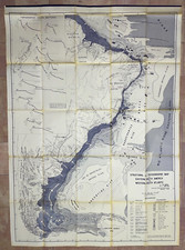SOUTH AMERICA & SOUTH ATLANTIC 1978 VERY LARGE GEOLOGICAL MAP