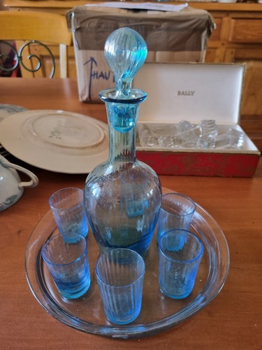 Service liqueur ancien - service, à