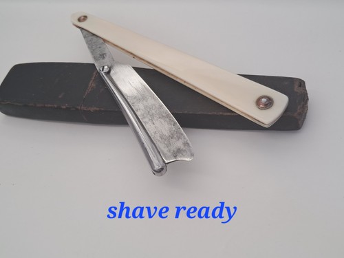 Antic straight razor shave - -,