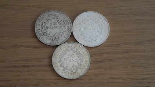 Lot pièces francs - pièces,