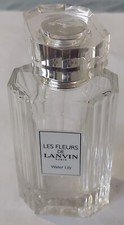 flacon d'eau de toilette ,les fleurs de Lanvin Paris, Water Lily, 50 ml, vide