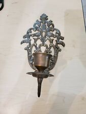 Vintage Solid Brass Wall Scone