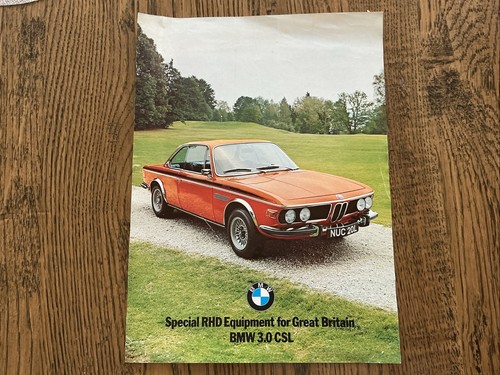 1972 bmw csl rhd - bmw, gb