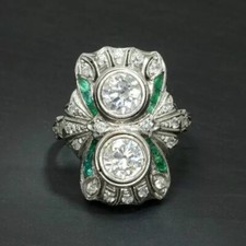 Bague fiançailles ancienne - bague, de
