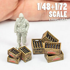 1/35 LIANG-0434 1/48 1/72 Bière Soda Bouteille & Caisses Boîte Modèle Pièces