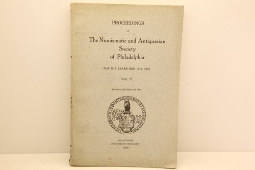 Proceedings the numismatic - proceedings, of