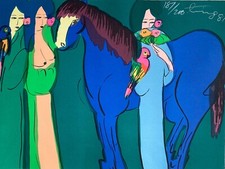 Walasse Ting lithographie originale signée 1981 pop art erotic art figuration US