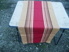 tissu  vintage toile à transat rayé