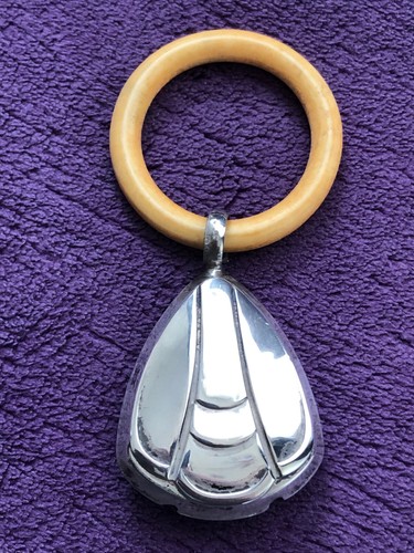 Hochet bébé argent - de,