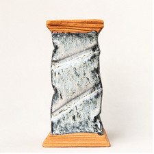 Vase en grès et terre cuite