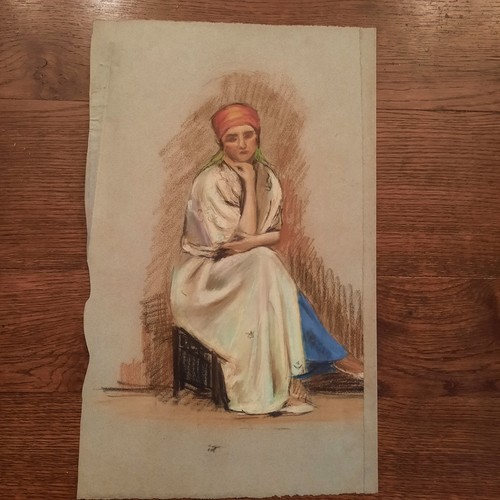 Tableau portrait dessin ancien - portrait,