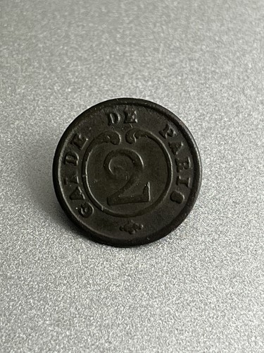 Bouton garde paris - garde, no