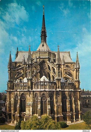 Carte postale reims - carte,