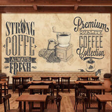 PAPIER PEINT  café bar vintage   QUALITE FINITION CANVAS 