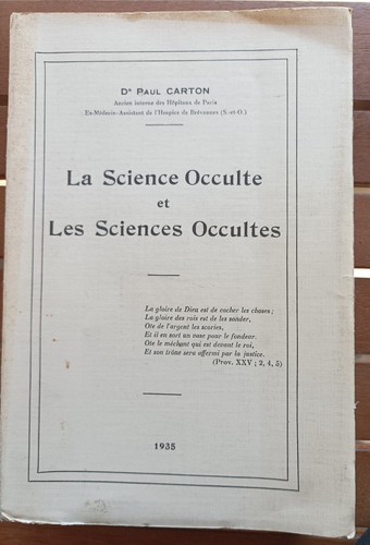 1935 science occulte les - la,