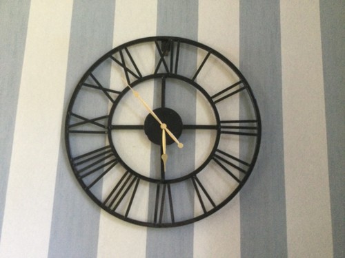 Horloge metal style industriel - metal,