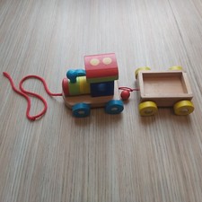 Ancien petit train bois - petit,
