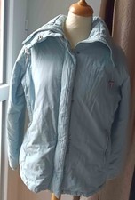 blouson manteau d'hiver ski femme bleu clair :: M&S mode :: taille M 38
