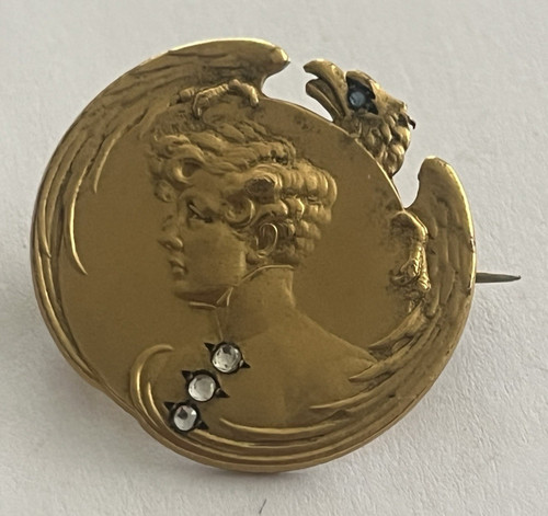 Ancienne broche bronze - ancienne,