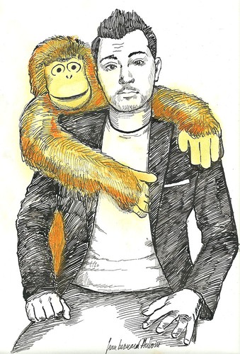 Carte postale jeff - jeff, et