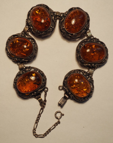 Bracelet marocain argent et - en,