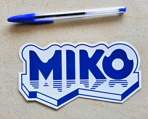 Miko autocollant ancien - miko,